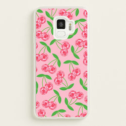 Disco Cherries Pattern  - Fruits Phone Case for Galaxy S9