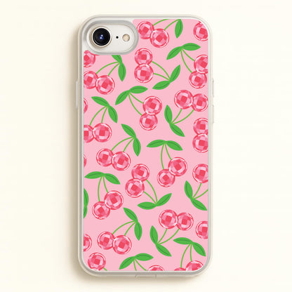Disco Cherries Pattern  - Fruits Phone Case for iPhone 6 / 7 / 8 / SE