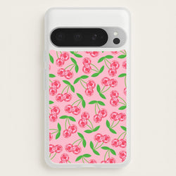 Disco Cherries Pattern  - Fruits Phone Case for Google Pixel 9 Pro XL