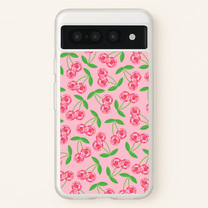 Disco Cherries Pattern  - Fruits Phone Case for Google Pixel 7 Pro