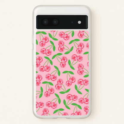 Disco Cherries Pattern  - Fruits Phone Case for Google Pixel 7