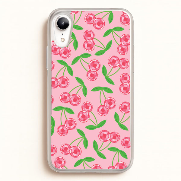 Disco Cherries Pattern  - Fruits Phone Case for iPhone XR
