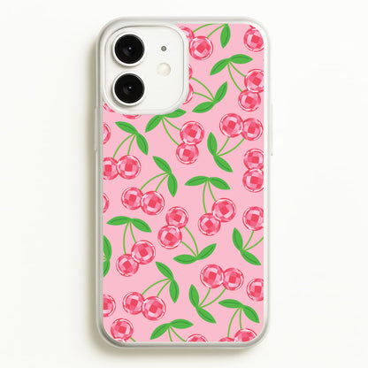 Disco Cherries Pattern  - Fruits Phone Case for iPhone 11