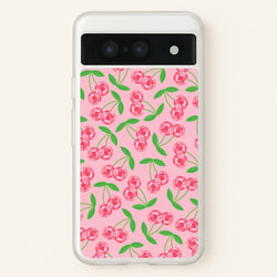 Disco Cherries Pattern  - Fruits Phone Case for Google Pixel 8