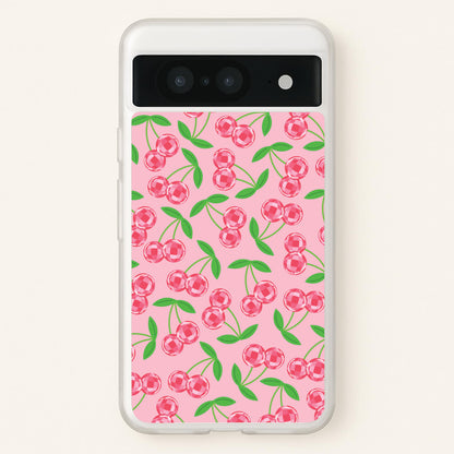 Disco Cherries Pattern  - Fruits Phone Case for Google Pixel 8