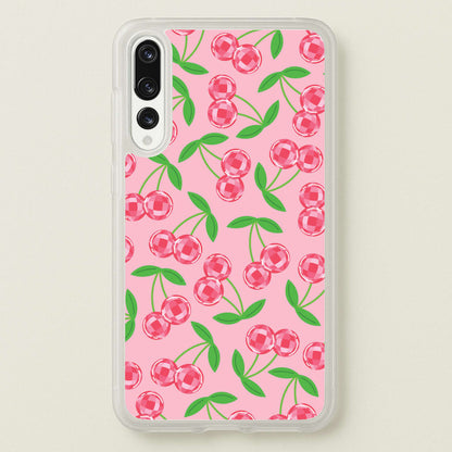 Disco Cherries Pattern  - Fruits Phone Case for Huawei P20 Pro