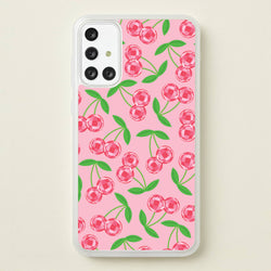 Disco Cherries Pattern  - Fruits Phone Case for Galaxy A71