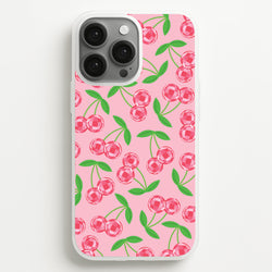 Disco Cherries Pattern  - Fruits Phone Case for iPhone 13 Pro Max