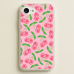 Disco Cherries Pattern  - Fruits Phone Case for iPhone 16e