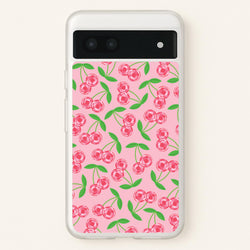 Disco Cherries Pattern  - Fruits Phone Case for Google Pixel 6a