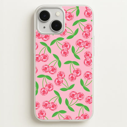 Disco Cherries Pattern  - Fruits Phone Case for iPhone 13 Mini