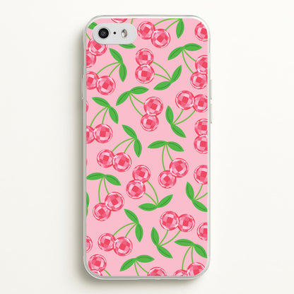 Disco Cherries Pattern  - Fruits Phone Case for iPhone 5 / 5s / SE 2016