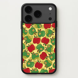 Artsy Apples Pattern Phone Case for iPhone 17 Pro Max