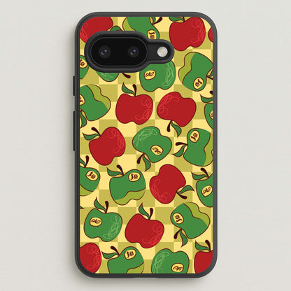 Artsy Apples Pattern  - Fruits Phone Case for Google Pixel 9a