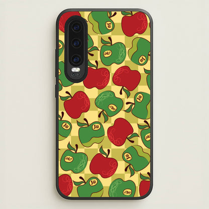 Artsy Apples Pattern  - Fruits Phone Case for Huawei P30