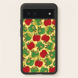Artsy Apples Pattern  - Fruits Phone Case for Google Pixel 6