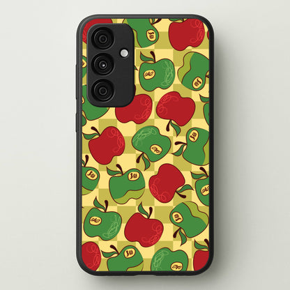 Artsy Apples Pattern  - Fruits Phone Case for Galaxy A35