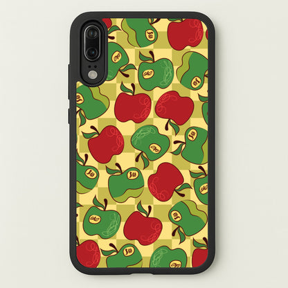 Artsy Apples Pattern  - Fruits Phone Case for Huawei P20