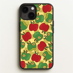 Artsy Apples Pattern  - Fruits Phone Case for iPhone 13 Mini