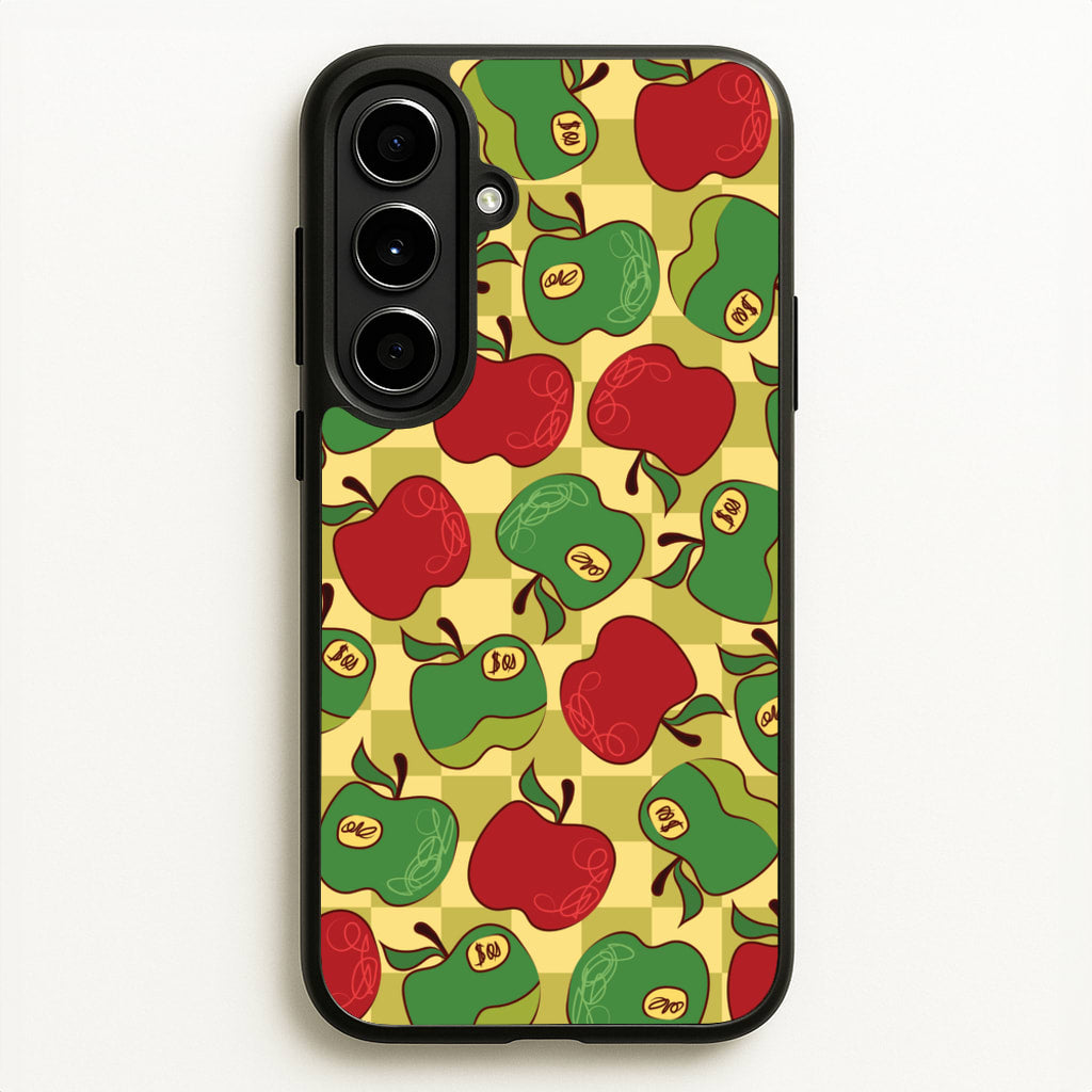 Artsy Apples Pattern  - Fruits Phone Case for Galaxy A56