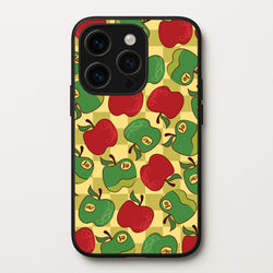 Artsy Apples Pattern  - Fruits Phone Case for iPhone 14 Pro Max