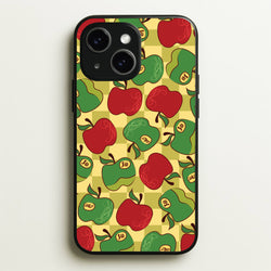 Artsy Apples Pattern  - Fruits Phone Case for iPhone 14