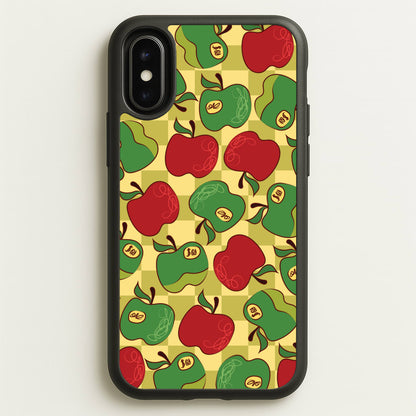 Artsy Apples Pattern  - Fruits Phone Case for iPhone X / XS