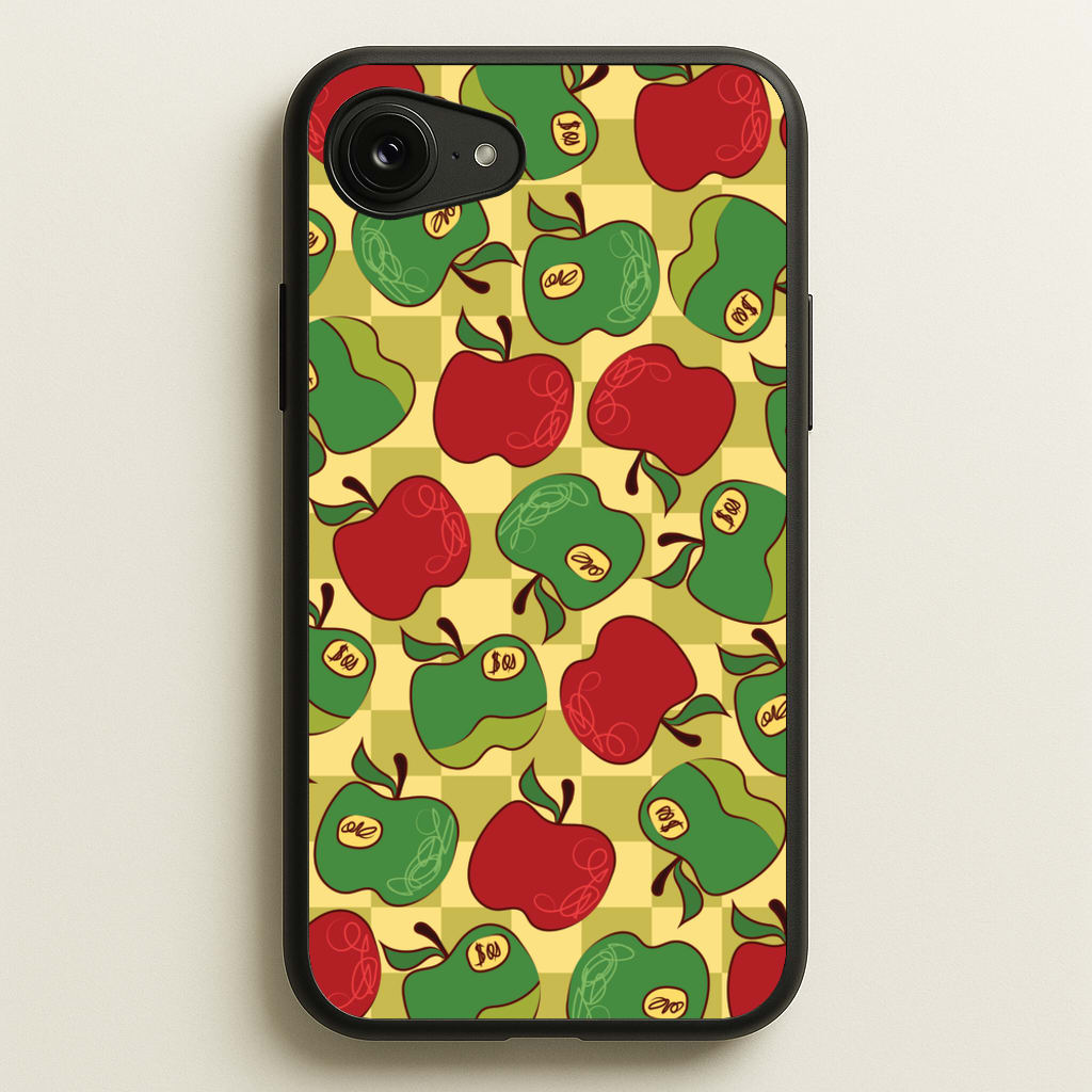 Artsy Apples Pattern  - Fruits Phone Case for iPhone 16e