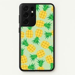 Pineapples Pattern  - Fruits Phone Case for Galaxy S21 Ultra