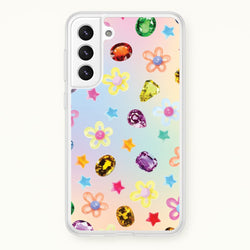 Gradient Rainbow Gems Pattern  - Patterns Phone Case for Galaxy S22 Plus