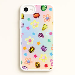 Gradient Rainbow Gems Pattern  - Patterns Phone Case for iPhone 6 Plus / 7 Plus / 8 Plus