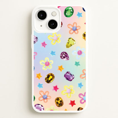 Gradient Rainbow Gems Pattern  - Patterns Phone Case for iPhone 13 Mini