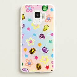 Gradient Rainbow Gems Pattern  - Patterns Phone Case for Galaxy S9