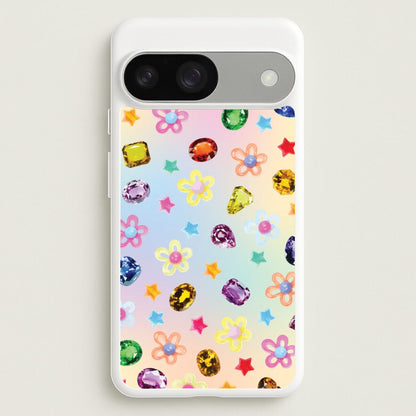 Gradient Rainbow Gems Pattern  - Patterns Phone Case for Google Pixel 9 / 9 Pro