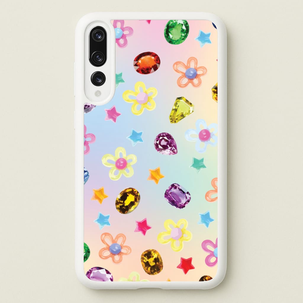 Gradient Rainbow Gems Pattern  - Patterns Phone Case for Huawei P20 Pro