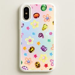 Gradient Rainbow Gems Pattern  - Patterns Phone Case for iPhone X / XS