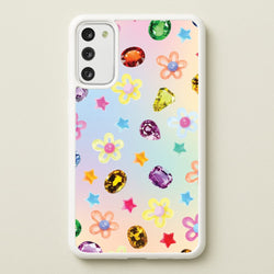 Gradient Rainbow Gems Pattern  - Patterns Phone Case for Galaxy A41