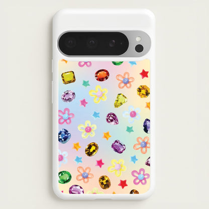 Gradient Rainbow Gems Pattern  - Patterns Phone Case for Google Pixel 9 Pro XL