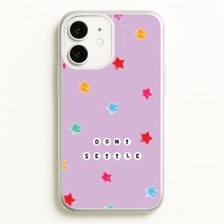 Don't Settle Star Gems Pattern  - Patterns Phone Case for iPhone 11