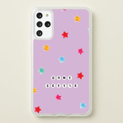 Don't Settle Star Gems Pattern  - Patterns Phone Case for Galaxy S20 Plus