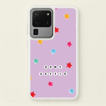 Don't Settle Star Gems Pattern  - Patterns Phone Case for Galaxy S20 Ultra