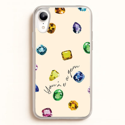 You're A Gem Pattern  - Patterns Phone Case for iPhone XR