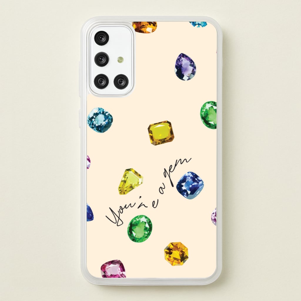 You're A Gem Pattern  - Patterns Phone Case for Galaxy A71