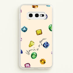 You're A Gem Pattern  - Patterns Phone Case for Galaxy S10e