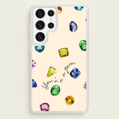 You're A Gem Pattern  - Patterns Phone Case for Galaxy S22 Ultra