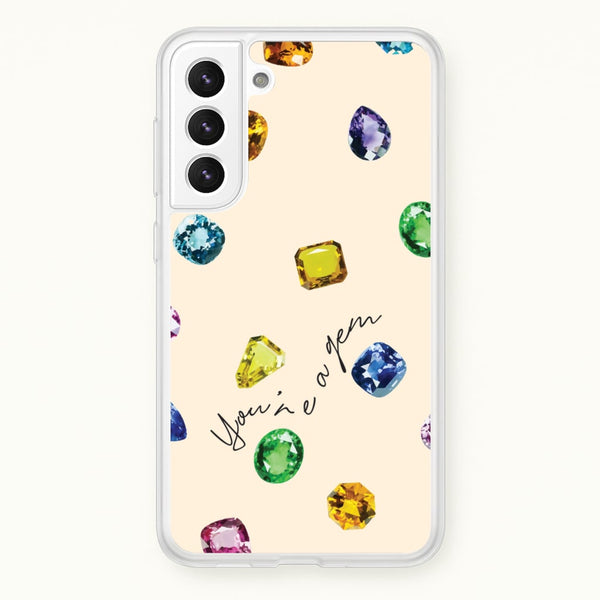 You're A Gem Pattern  - Patterns Phone Case for Galaxy S22