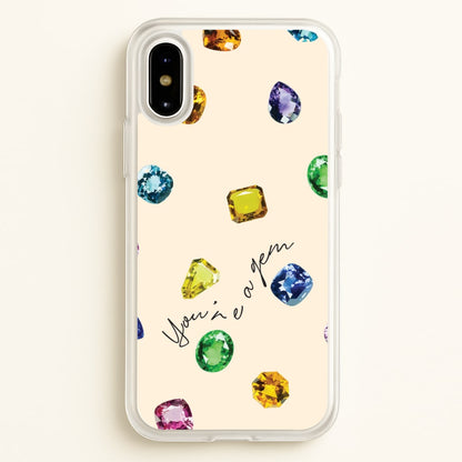 You're A Gem Pattern  - Patterns Phone Case for iPhone X / XS