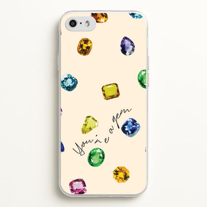 You're A Gem Pattern  - Patterns Phone Case for iPhone 5 / 5s / SE 2016