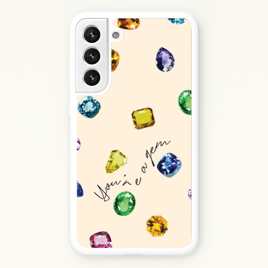 You're A Gem Pattern  - Patterns Phone Case for Galaxy S22 Plus