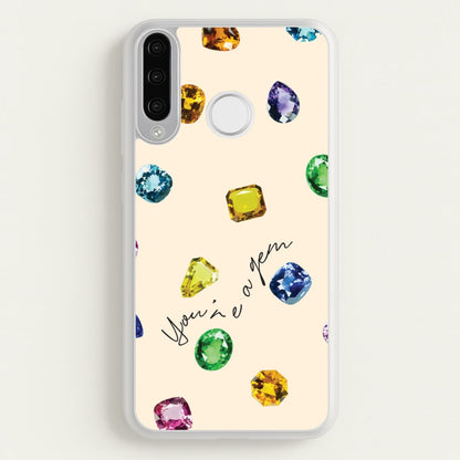 You're A Gem Pattern  - Patterns Phone Case for Huawei P30 Lite